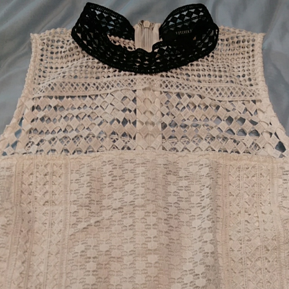 Forever 21 Black & White Sleeveless Dress - Picture 7 of 7